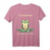 Ohmmm Ich Muss Gar Nix Frosch Yoga Lustig T-Shirt – Humorvolles Tiermotiv für Entspannungs- und Froschliebhaber