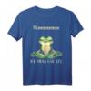Ohmmm Ich Muss Gar Nix Frosch Yoga Lustig T-Shirt – Humorvolles Tiermotiv für Entspannungs- und Froschliebhaber