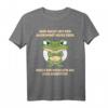 Wer nicht mit mir auskommt Frosch T-Shirt – Lustiges, sarkastisches Statement Outfit für Freunde, Kollegen, Kinder und Erwachsene