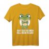 Lustiges Frosch Spruch T-Shirt – Böses, witziges Motiv für Männer & Frauen, ideales Geschenk für Freunde, Kollegen, Weihnachten & Geburtstag