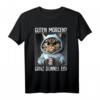 Guten Morgen? Ganz dünnes Eis Kaffee Spruch T-Shirt – Lustiges Geschenk für Morgenmuffel, Schichtarbeiter & Katzenliebhaber