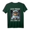Guten Morgen? Ganz dünnes Eis Kaffee Spruch T-Shirt – Lustiges Geschenk für Morgenmuffel, Schichtarbeiter & Katzenliebhaber