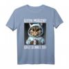 Guten Morgen? Ganz dünnes Eis Kaffee Spruch T-Shirt – Lustiges Geschenk für Morgenmuffel, Schichtarbeiter & Katzenliebhaber
