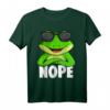 Frosch Kinder T-Shirt für Jungen & Mädchen mit lustigem Nope-Design - Perfekt als Geschenk zum Geburtstag & Weihnachten für Froschliebhaber