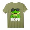 Frosch Kinder T-Shirt für Jungen & Mädchen mit lustigem Nope-Design - Perfekt als Geschenk zum Geburtstag & Weihnachten für Froschliebhaber