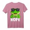 Frosch Kinder T-Shirt für Jungen & Mädchen mit lustigem Nope-Design - Perfekt als Geschenk zum Geburtstag & Weihnachten für Froschliebhaber