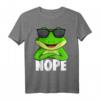 Frosch Kinder T-Shirt für Jungen & Mädchen mit lustigem Nope-Design - Perfekt als Geschenk zum Geburtstag & Weihnachten für Froschliebhaber