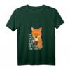 Damen & Herren Fuchs T-Shirt - Lustiges Tiermotiv mit V-Ausschnitt für Natur- und Tierfreunde, Umwelt- und Klimaschutz Geschenk