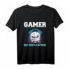 Gamer Sterben Nicht Sie Respawnen Gaming T-Shirt – Lustiges Geschenk für Zocker & Gaming Fans zum Geburtstag oder Weihnachten