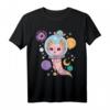 Space Axolotl Kawaii Pastell Goth Anime T-Shirt - Nu Goth, Softgrunge & Bubble Goth Stil für Anime- und Cosplay-Fans