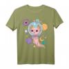 Space Axolotl Kawaii Pastell Goth Anime T-Shirt - Nu Goth, Softgrunge & Bubble Goth Stil für Anime- und Cosplay-Fans