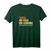 Lustiges Tante T-Shirt mit Spruch - Die Frau Die Legende Der schlechte Einfluss, originelles Geschenk für Familie & Verwandte