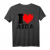 Ich liebe Aida T-Shirt – Musical Fanartikel für Aida-Liebhaber & Theaterfans