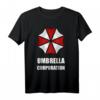 Funny Gamer Umbrella Corporation Böser Zombie-Apokalypse T-Shirt – Perfekt für Nerds, Gamer & Sci-Fi-Fans zu Feiertagen & besonderen Anlässen
