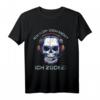 Gamer - Ich Hör Dich Nicht Ich Zocke - Lustiges Gaming Geschenk T-Shirt mit Totenkopf & Headset für Zocker, perfekt zum Geburtstag, Weihnachten, Vatertag & Muttertag