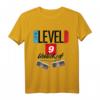 Geburtstagsshirt 9 Jahre Gamer Zocker Level 9 Unlocked - Perfektes Geschenk für junge Videospiel-Enthusiasten und Geburtstagsfeier