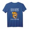 Ich Höre Dich Nicht Ich Zocke Katze Gamer Gaming Geschenk T-Shirt – Lustiges Geschenk für Gamer und Katzenliebhaber zu Geburtstag & Weihnachten