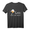 Lustiges Gans T-Shirt mit Wortspiel 'Ganz oder gar nicht' – Humorvolles Vogel Design für Tier- und Vogel-Liebhaber
