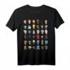 Star Wars Characters Pixelated 8-Bit T-Shirt - Offizielles Merchandise für Fans und Videospiel-Liebhaber