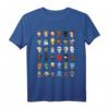 Star Wars Characters Pixelated 8-Bit T-Shirt - Offizielles Merchandise für Fans und Videospiel-Liebhaber