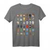 Star Wars Characters Pixelated 8-Bit T-Shirt - Offizielles Merchandise für Fans und Videospiel-Liebhaber
