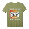 Gamer Reichet Mir Den Controller Der König Will Zocken T-Shirt - Lustiges Gaming-Statement für Zocker und Gaming-Fans