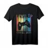 Ich werde Onkel 2021 Level Up Gamer Retro Vintage Stil T-Shirt – Perfektes Geschenk für zukünftige Onkel mit Humor und Stil