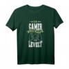 Ein Gamer altert nicht er levelt - Gaming Motiv T-Shirt für Gamer Fans zum Geburtstag und E-Games