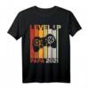 Papa Dad 2021 Level Up Gaming Zocker Spruch T-Shirt – Perfektes Geschenk für den Zocker von morgen zu Geburtstag & Weihnachten