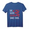Gamer Geschenk zum 22. Geburtstag - EAT SLEEP Game seit 1998 T-Shirt für Gaming-Fans und Geburtstagskinder 1998