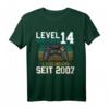 Level 14 Unlocked T-Shirt - Coole Gaming Geschenkidee für Jungen zum 14. Geburtstag, LAN-Party und Gaming-Feier