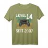 Level 14 Unlocked T-Shirt - Coole Gaming Geschenkidee für Jungen zum 14. Geburtstag, LAN-Party und Gaming-Feier