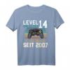Level 14 Unlocked T-Shirt - Coole Gaming Geschenkidee für Jungen zum 14. Geburtstag, LAN-Party und Gaming-Feier