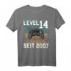 Level 14 Unlocked T-Shirt - Coole Gaming Geschenkidee für Jungen zum 14. Geburtstag, LAN-Party und Gaming-Feier