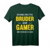 Lustiges Bruder Schwester Gamer Zocker Geburtstag Geschenk T-Shirt – Originelle Geschenkidee für den Bruder, der gerne zockt, zu Geburtstagen und Weihnachten