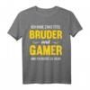 Lustiges Bruder Schwester Gamer Zocker Geburtstag Geschenk T-Shirt – Originelle Geschenkidee für den Bruder, der gerne zockt, zu Geburtstagen und Weihnachten