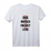 Geburtsort Erde Rasse Mensch Antirassismus T-Shirt – Starkes politisches Statement gegen Rassismus, Fremdenfeindlichkeit und Diskriminierung