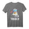 Merica 4. Juli Amerika USA Flagge Patriotisch T-Shirt – Perfektes Geschenk für den 4. Juli, Veteranen, Feiertage & Amerika-Liebhaber