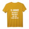 11. Gebot: Du sollst mir nicht auf den Sack gehen - Lustiges Sarkasmus T-Shirt für Herren und Damen als Geschenk zum Geburtstag oder Weihnachten