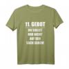 11. Gebot: Du sollst mir nicht auf den Sack gehen - Lustiges Sarkasmus T-Shirt für Herren und Damen als Geschenk zum Geburtstag oder Weihnachten