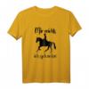 Mir reichts ich geh reiten - Lustiges Pferde-Reiten T-Shirt für Frauen und Mädchen, perfekte Geschenkidee für Reiterinnen & Pferdeliebhaberinnen