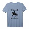 Mir reichts ich geh reiten - Lustiges Pferde-Reiten T-Shirt für Frauen und Mädchen, perfekte Geschenkidee für Reiterinnen & Pferdeliebhaberinnen