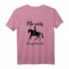 Mir reichts ich geh reiten - Lustiges Pferde-Reiten T-Shirt für Frauen und Mädchen, perfekte Geschenkidee für Reiterinnen & Pferdeliebhaberinnen