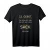 11. Gebot Du Sollst Mir Nicht Auf Den Sack Gehen Fun T-Shirt – Lustiges Geschenk für Männer mit Humor, Büro, Morgenmuffel & Sarkasmus