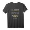 11. Gebot Du Sollst Mir Nicht Auf Den Sack Gehen Fun T-Shirt – Lustiges Geschenk für Männer mit Humor, Büro, Morgenmuffel & Sarkasmus