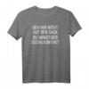 Geh mir aus dem Weg du unnötiger Sozialkontakt T-Shirt – Lustige Geschenkidee mit Spruch, klassisch geschnitten