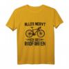 Herren Radfahrer T-Shirt mit Spruch 'Alles nervt ich geh Radfahren' – Perfektes Geschenk für Radfahrer & Radenthusiasten