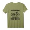 Herren Radfahrer T-Shirt mit Spruch 'Alles nervt ich geh Radfahren' – Perfektes Geschenk für Radfahrer & Radenthusiasten