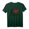 Kinder I love Deda T-Shirt – Herz Geschenk für Mama zum Muttertag & Geburtstag, Perfektes Geschenk für kleine Kinder ab 2 Jahren