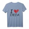 Kinder I love Deda T-Shirt – Herz Geschenk für Mama zum Muttertag & Geburtstag, Perfektes Geschenk für kleine Kinder ab 2 Jahren